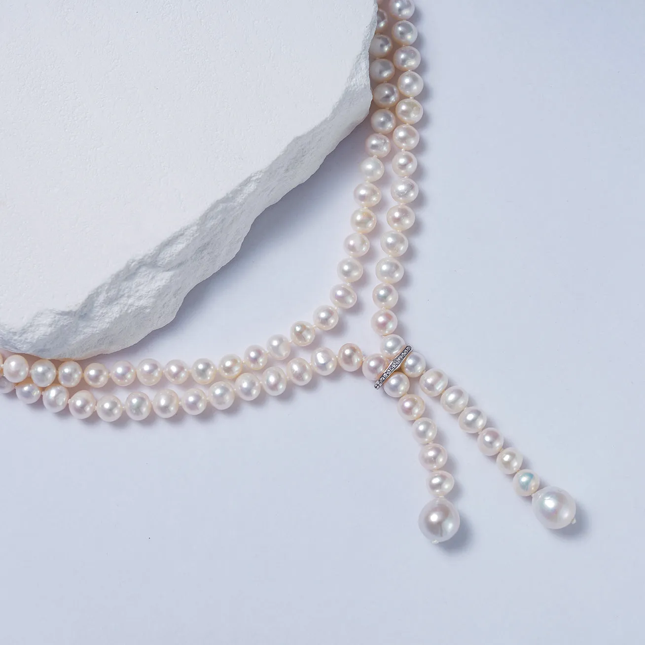 1.25Meter Elegant Freshwater Pearl Necklace WN00611