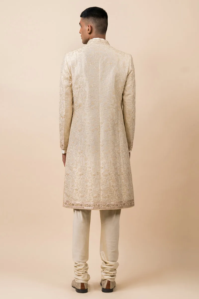 All Over Embroidered Sherwani