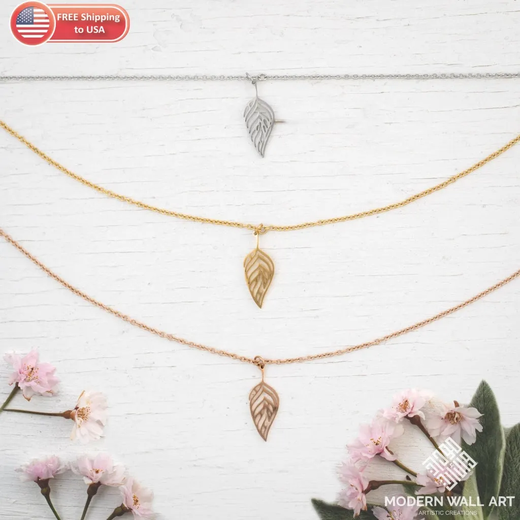 ALLAH LEAF NECKLACE | WOMEN