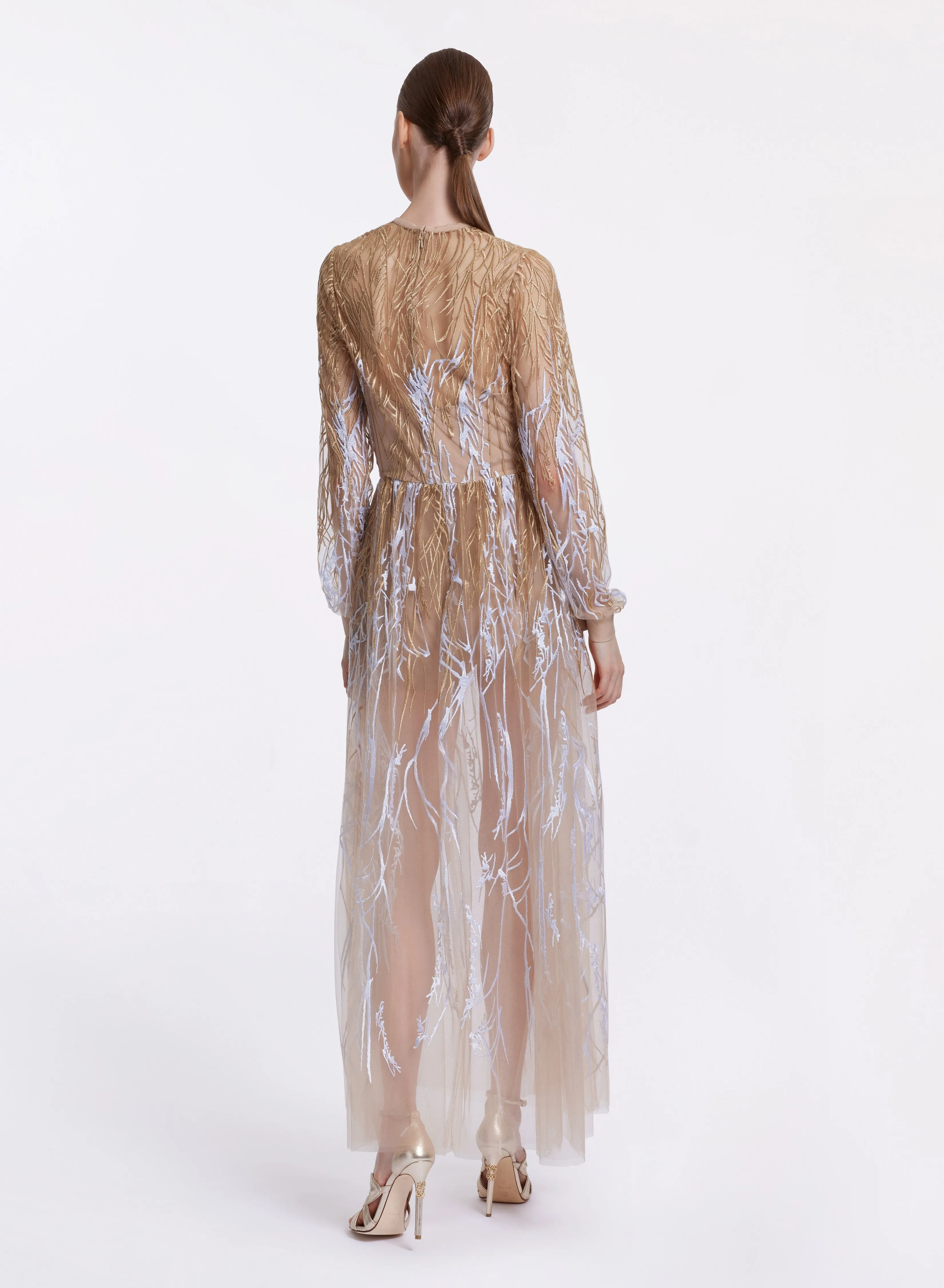 Arboreal Embroidered Dress