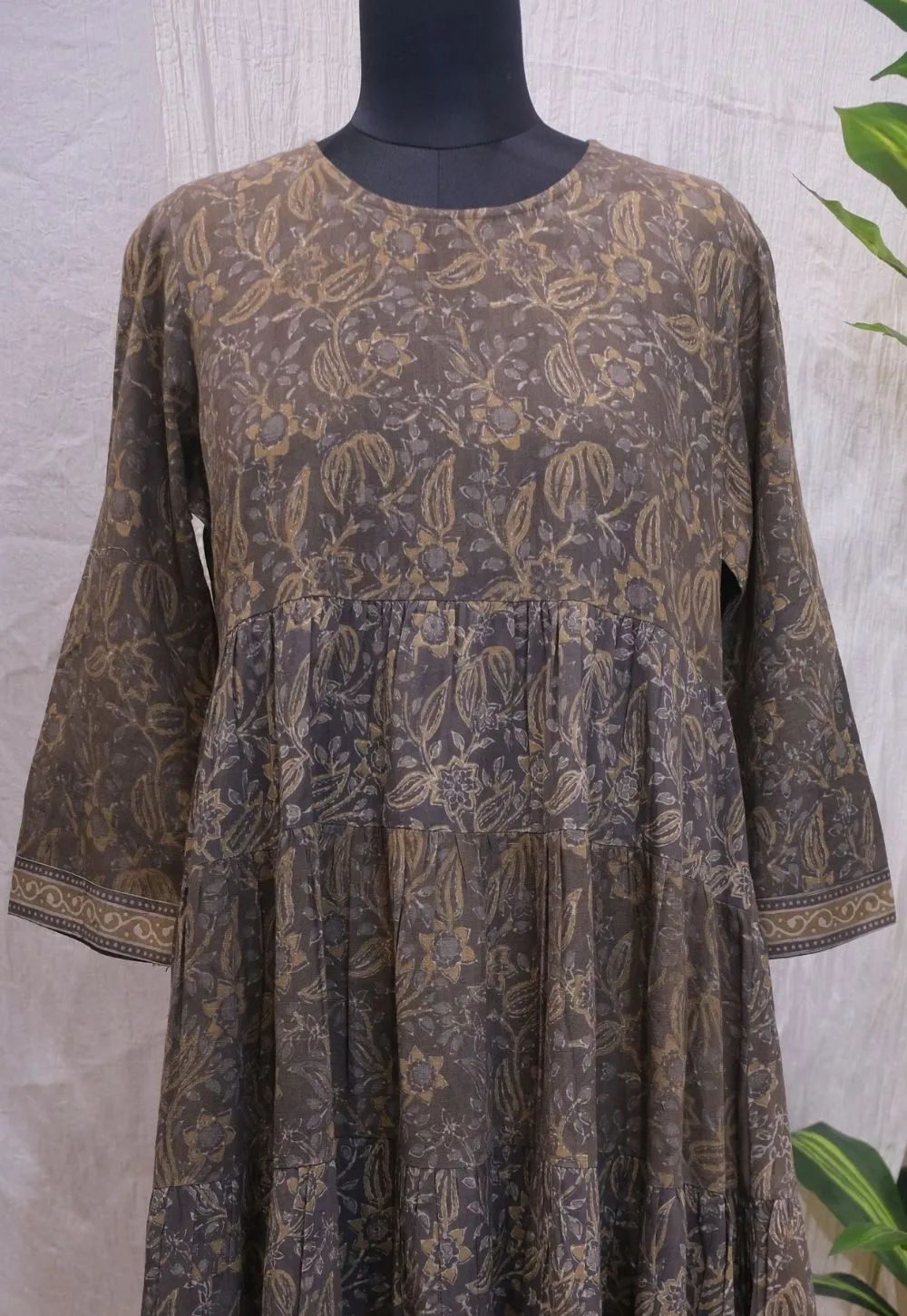 Arfa Dabu Cotton Kurta