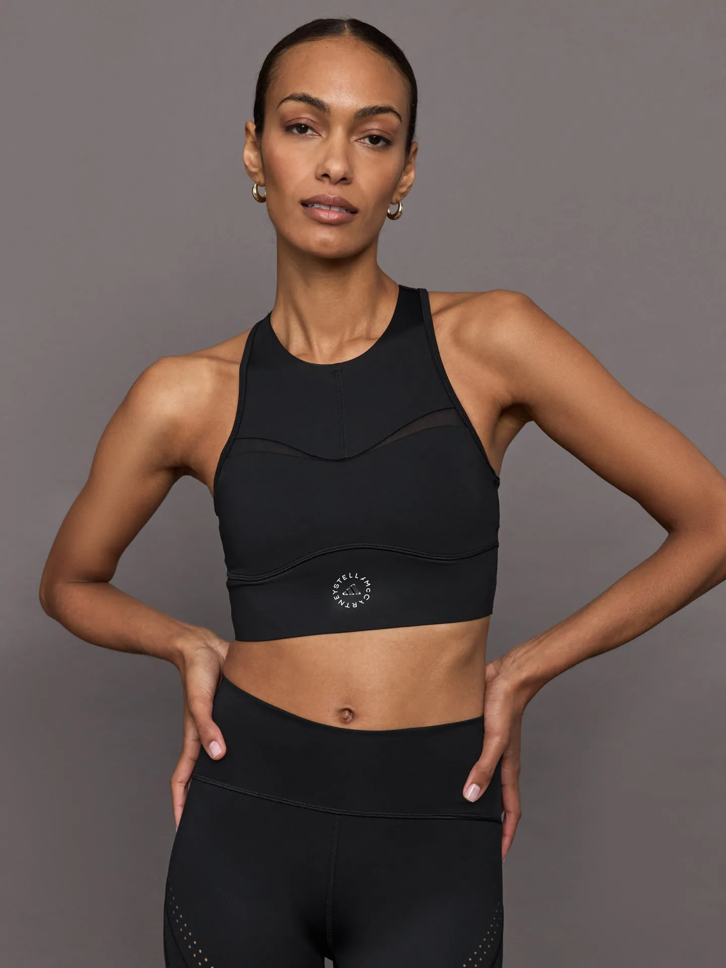 aSMC TruePace Running Crop - Black