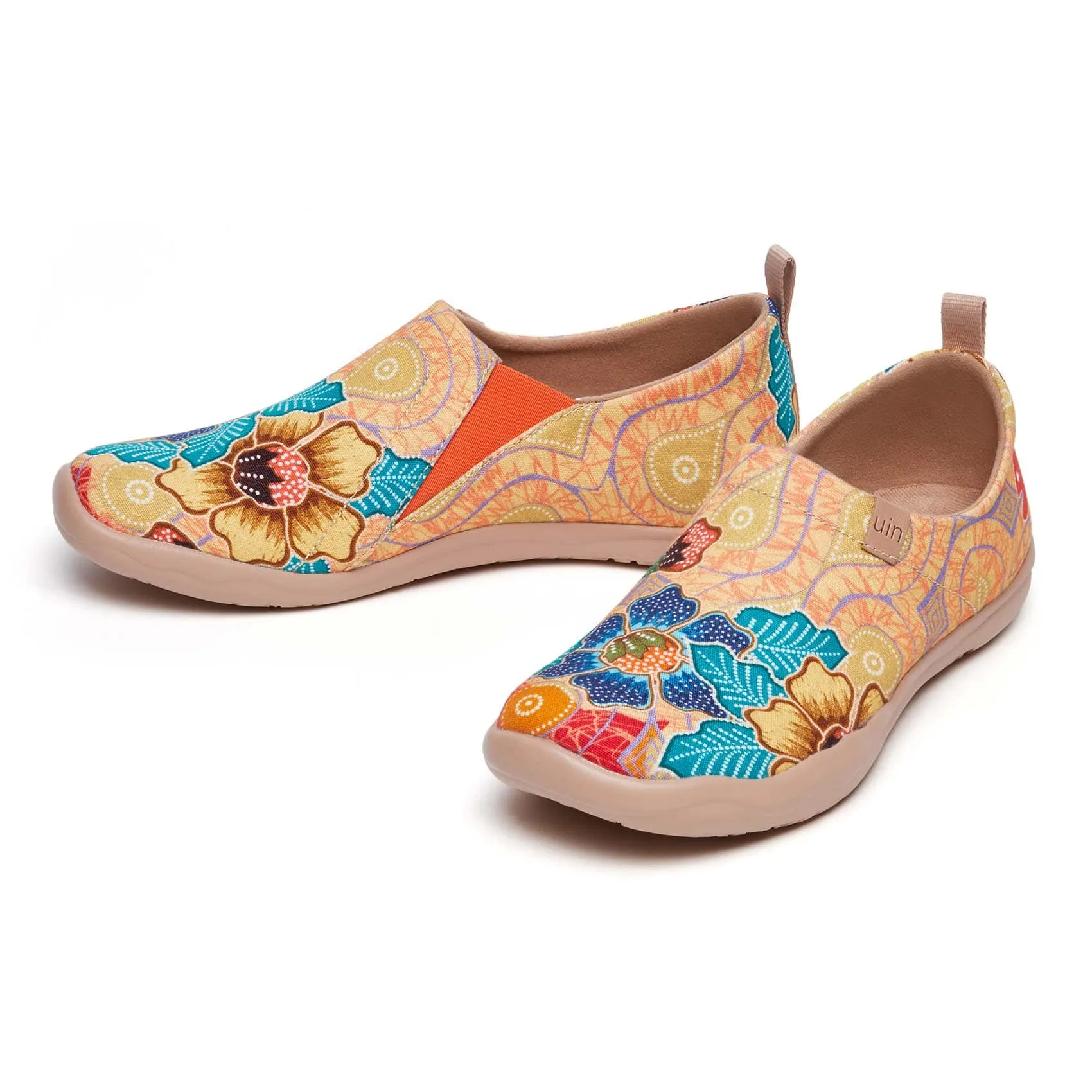 Womens Batik Flower Pattern Toledo Style I - Elegant Fashionable Design