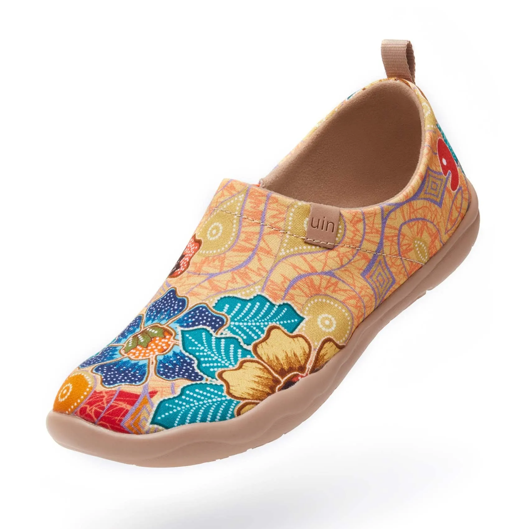 Womens Batik Flower Pattern Toledo Style I - Elegant Fashionable Design