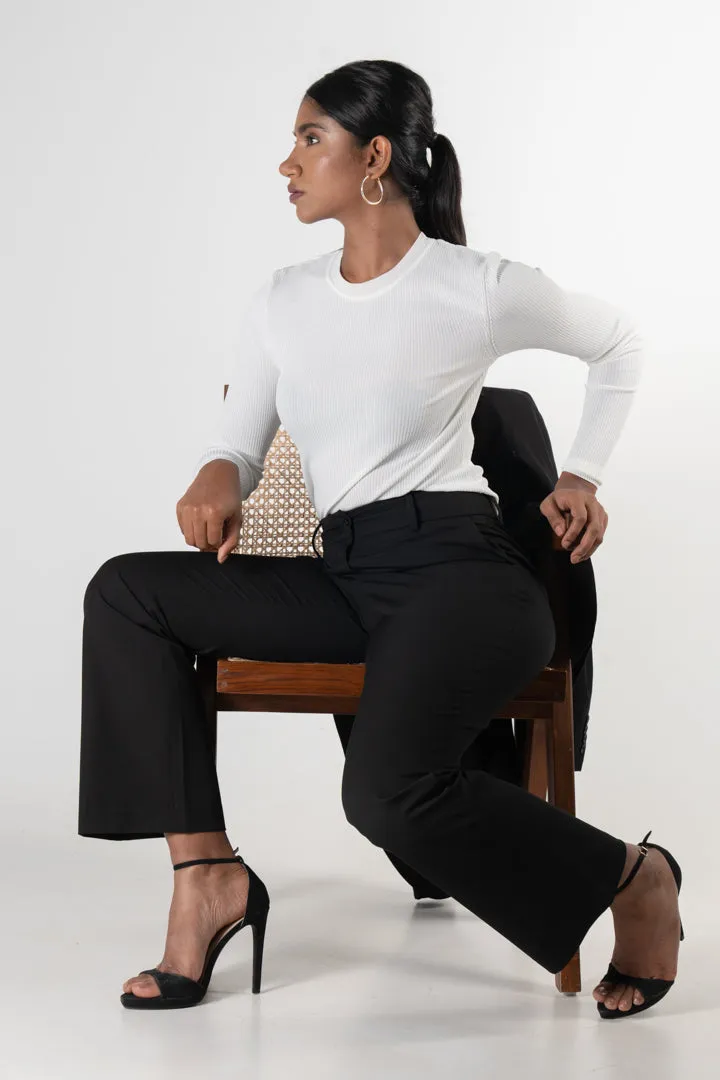 Black All Weather Stretch Pants - Women