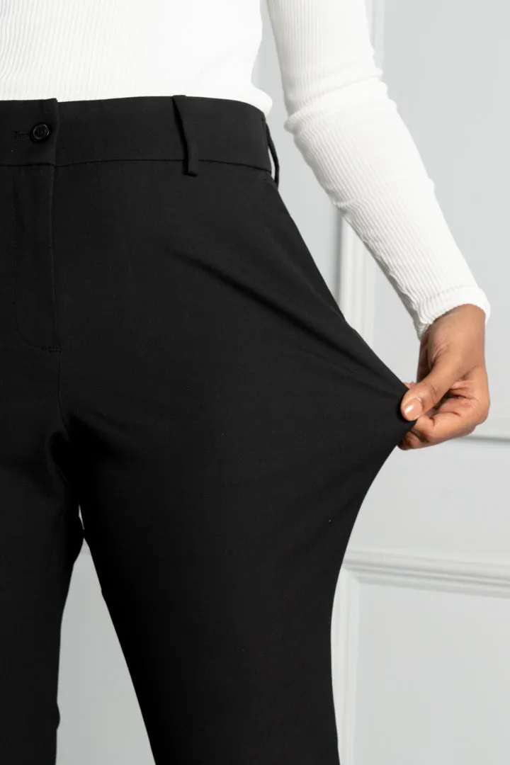 Black All Weather Stretch Pants - Women