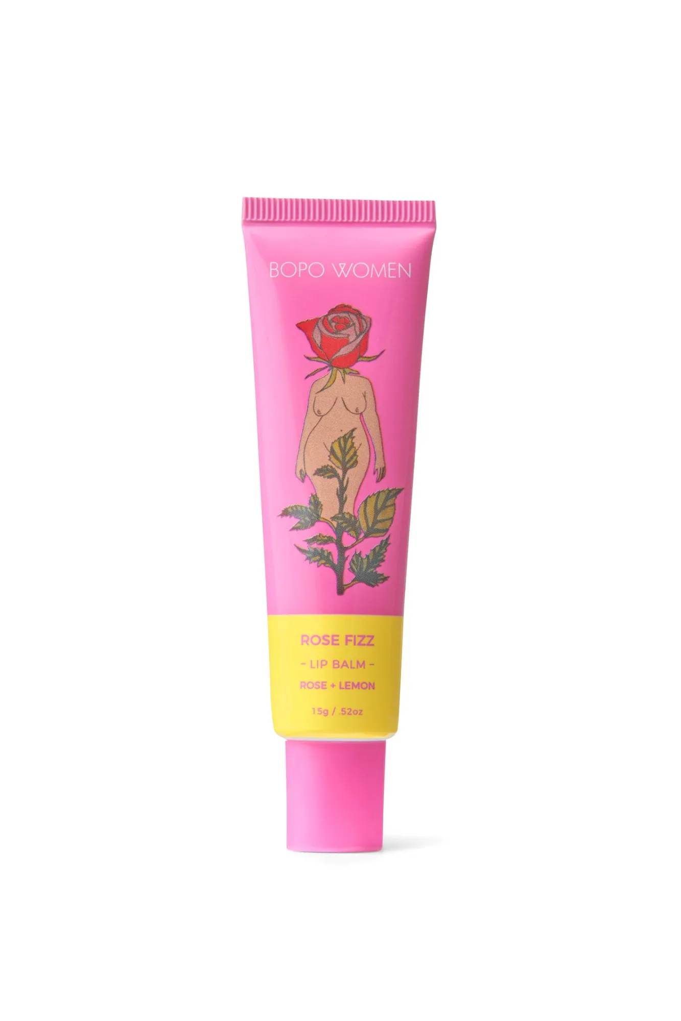 Bopo Women Rose Fizz Lip Balm