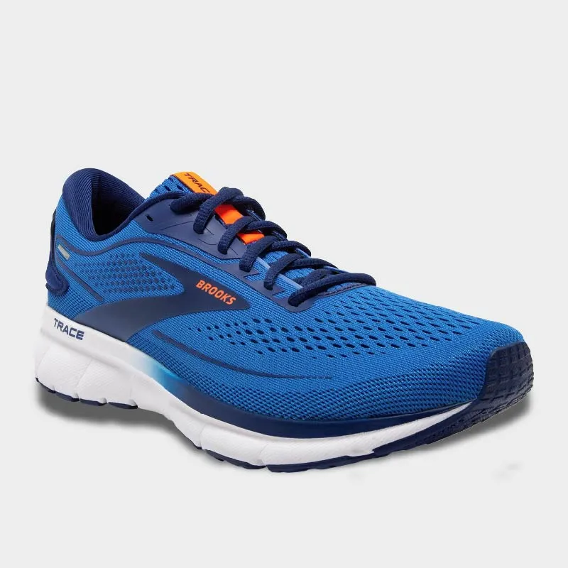 Brooks Mens Trace Running Sneaker Blue/Multi _ 171369 _ Blue