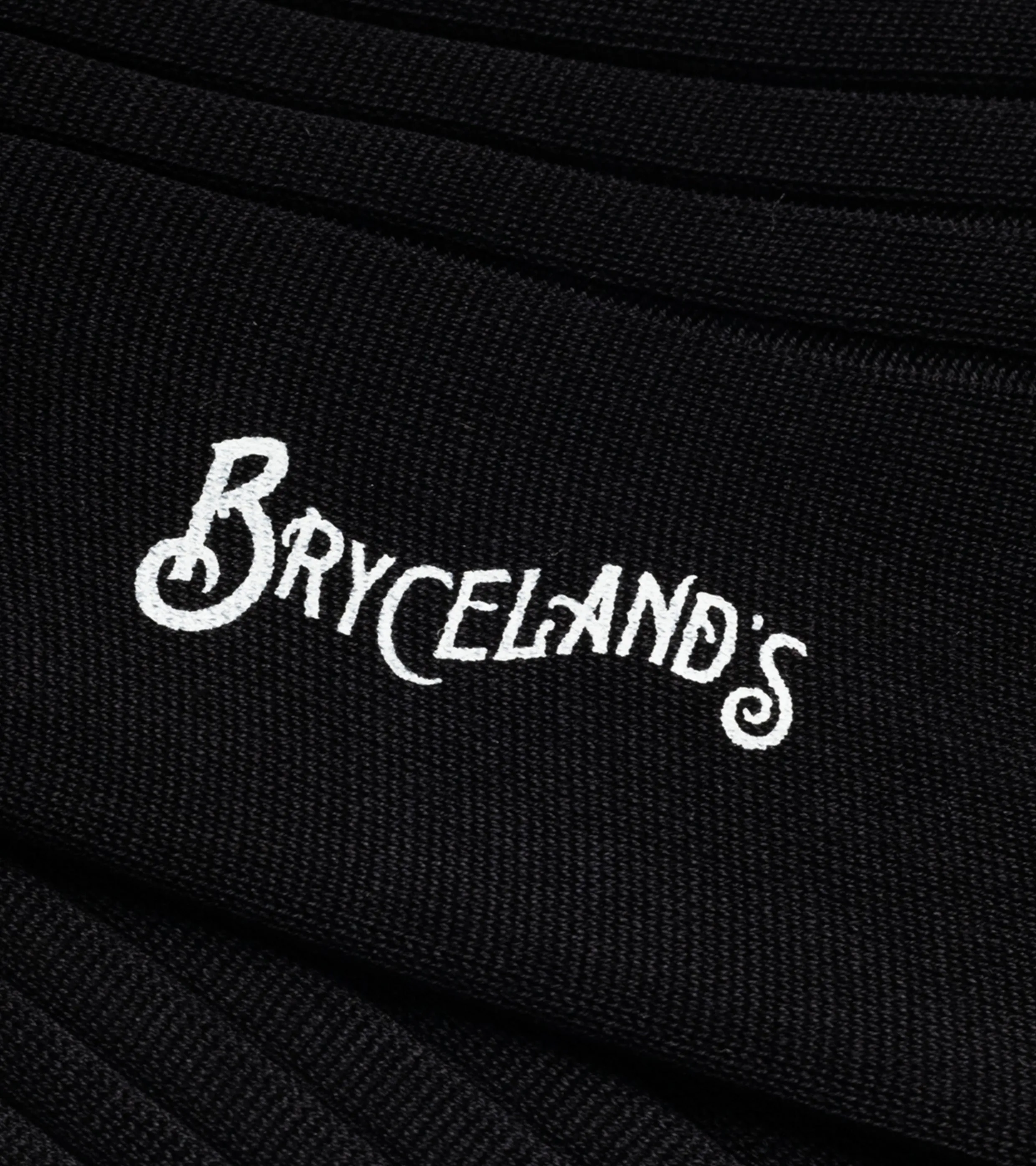 Bryceland's Cotton Socks Black