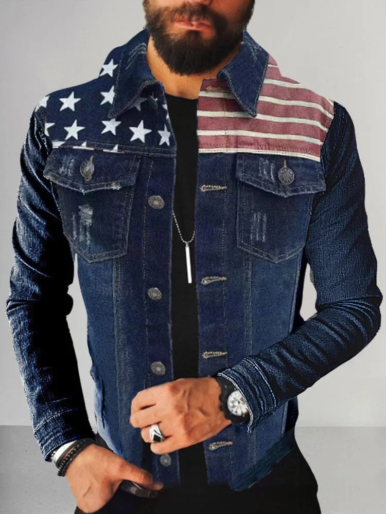 Casual 100% Cotton Denim Jacket