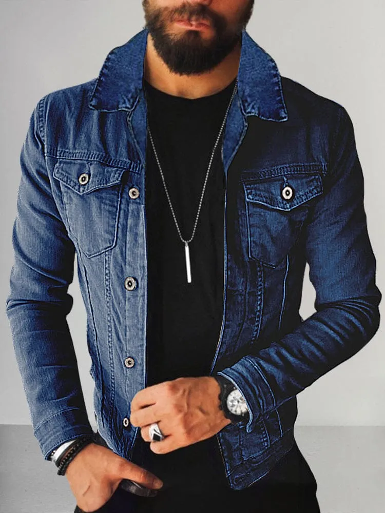 Casual 100% Cotton Denim Jacket