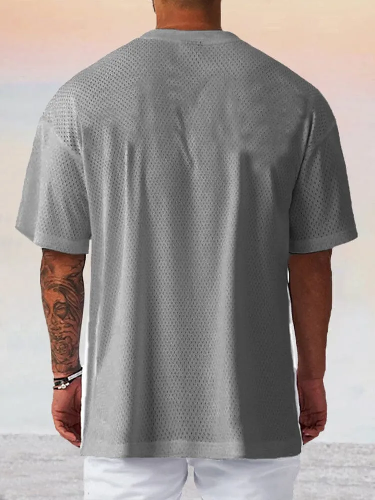 Casual Breathable Mesh T-shirt