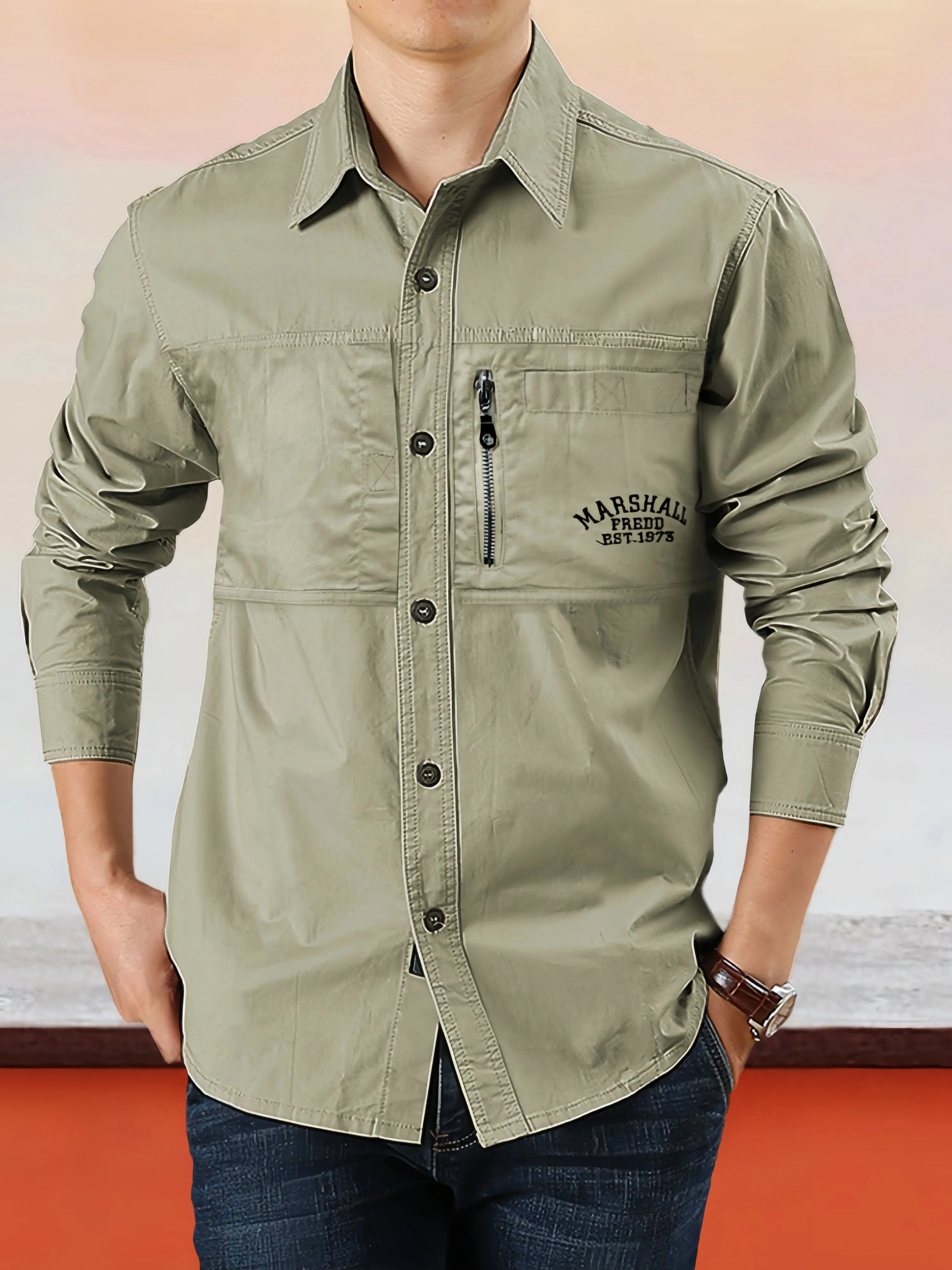 Casual Button Long Sleeves Shirt