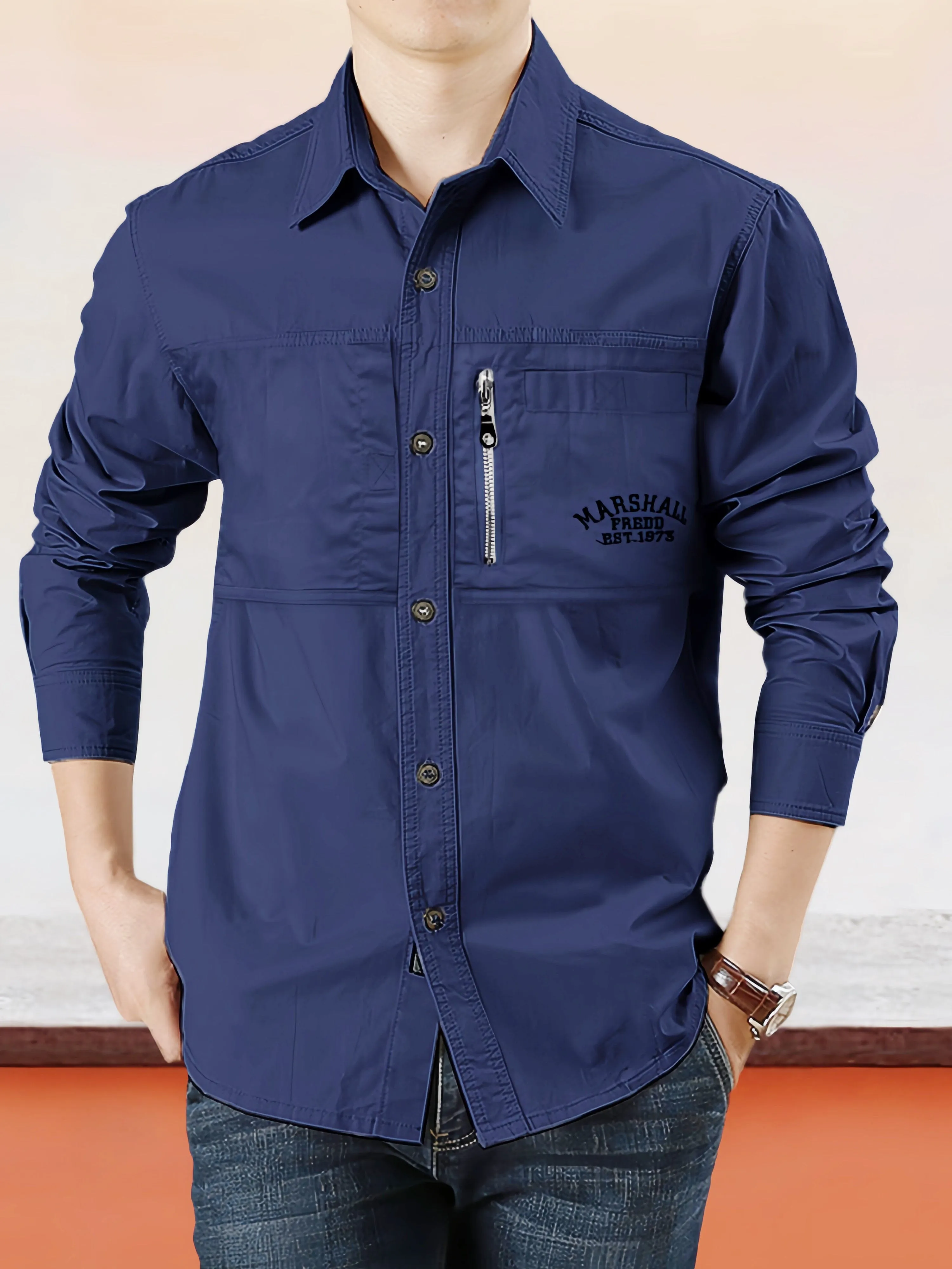 Casual Button Long Sleeves Shirt