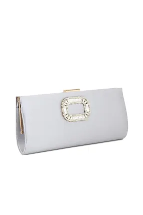 Casual Clutch B21540-Silver