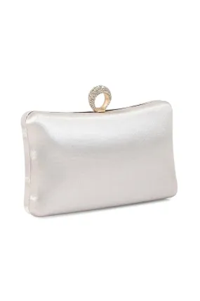 Casual Clutch B21542-Silver