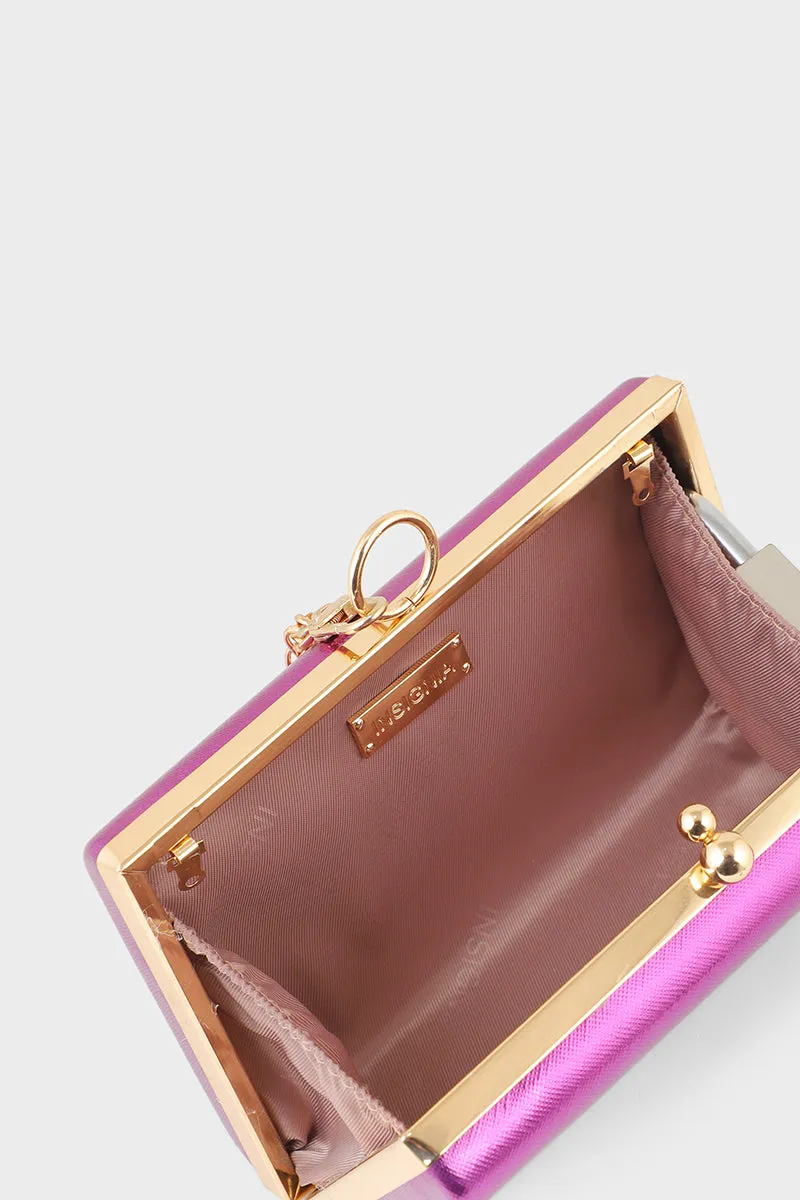 Casual Clutch B21601-Purple