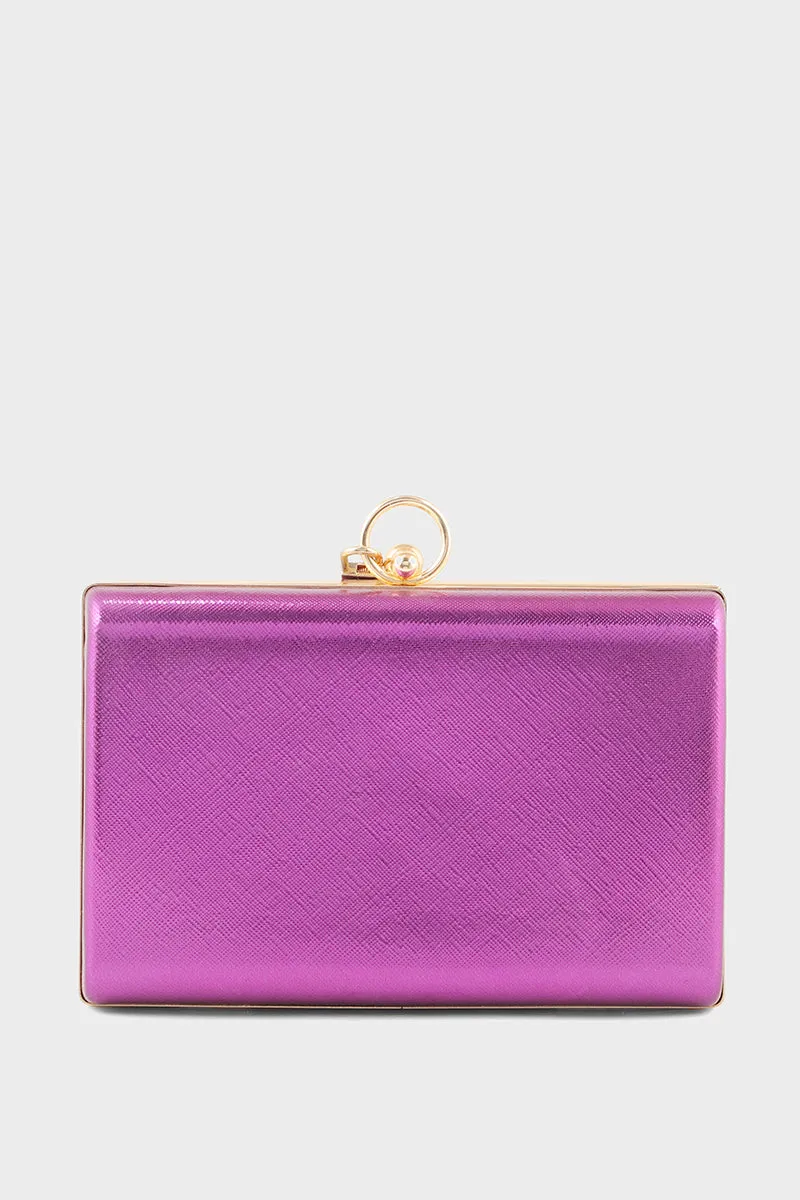 Casual Clutch B21601-Purple