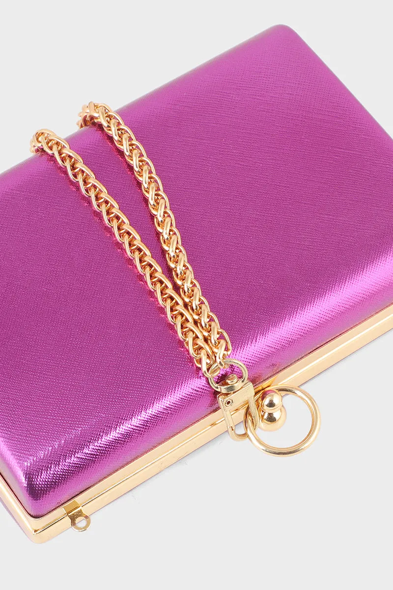 Casual Clutch B21601-Purple