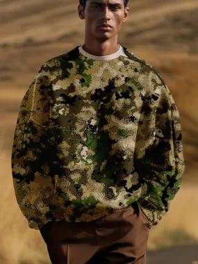 Casual Comfy Camo Sweatshirt