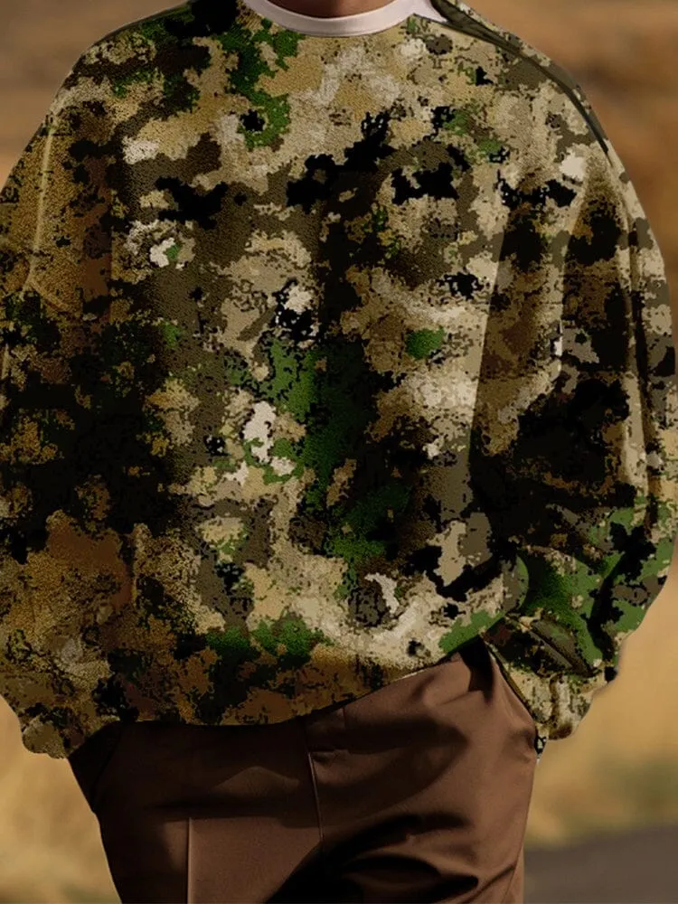 Casual Comfy Camo Sweatshirt