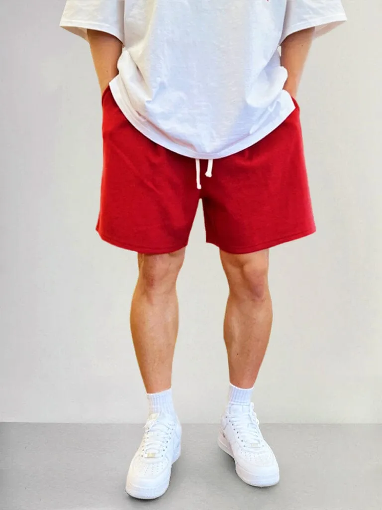 Casual Cotton Solid Color Shorts