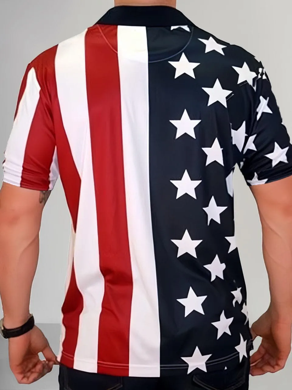 Casual Independence Day Polo Shirt