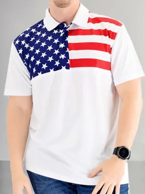 Casual Independence Day Polo Shirt