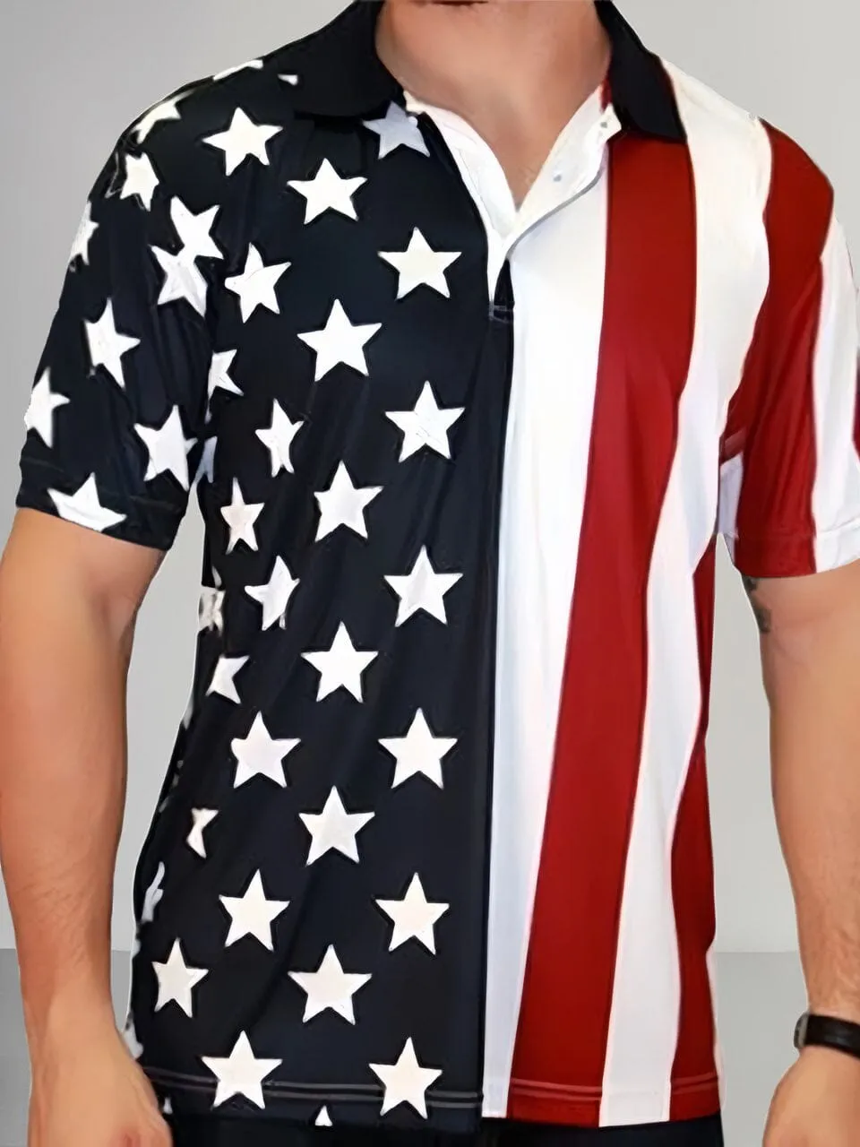 Casual Independence Day Polo Shirt