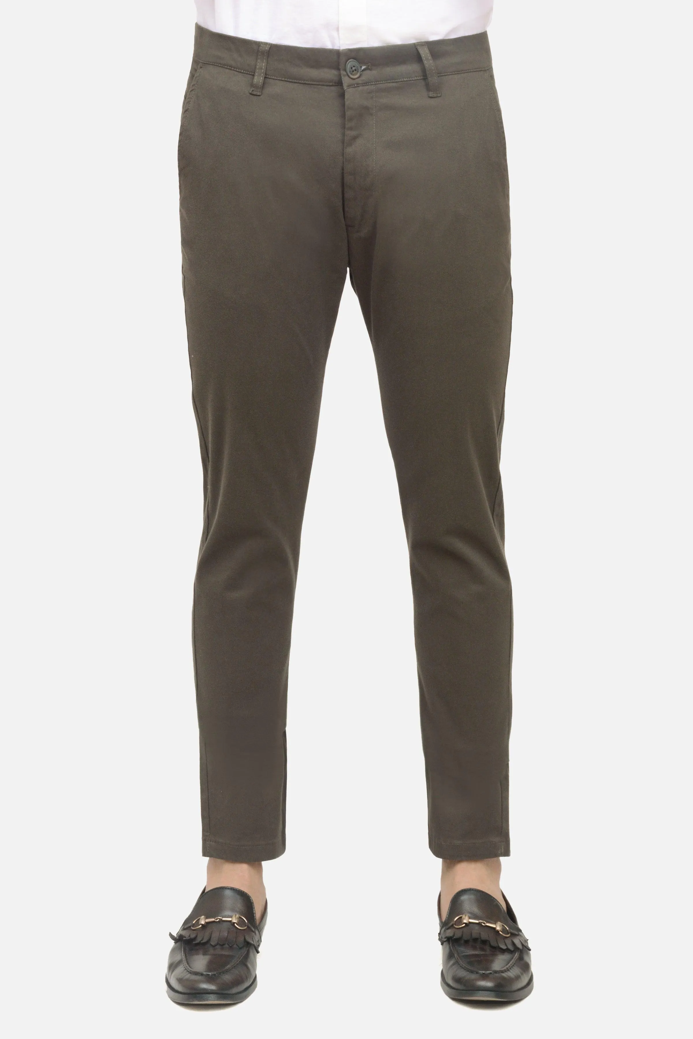 CASUAL PANT DARK OLIVE