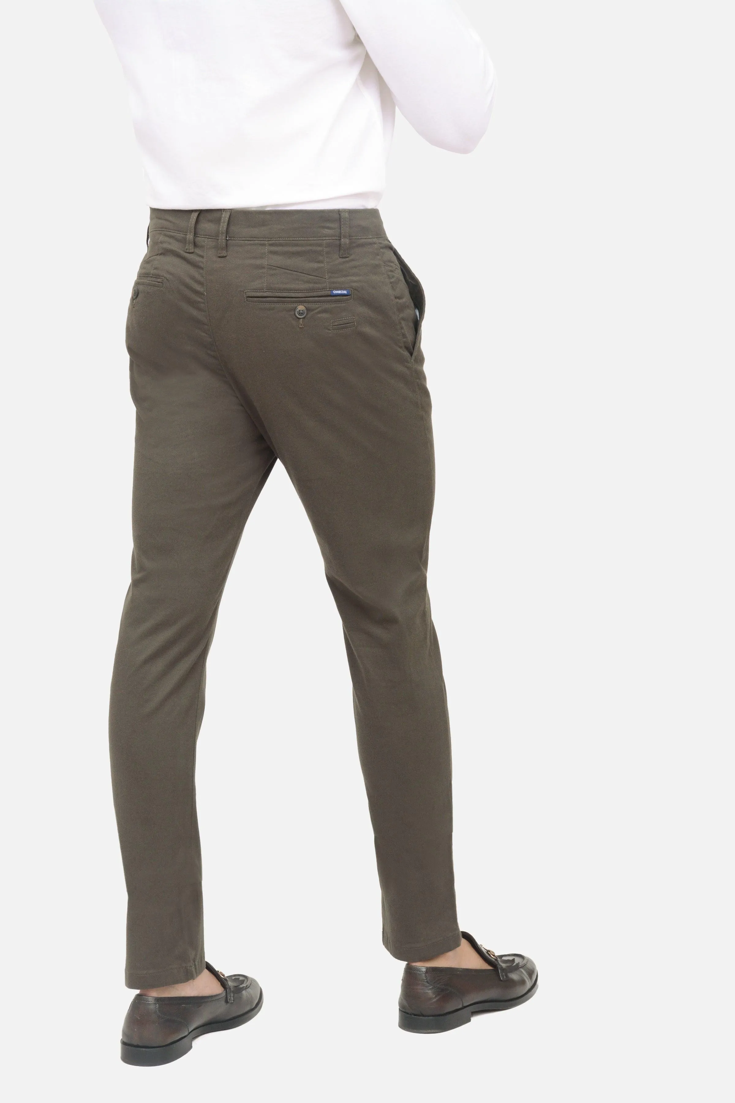 CASUAL PANT DARK OLIVE