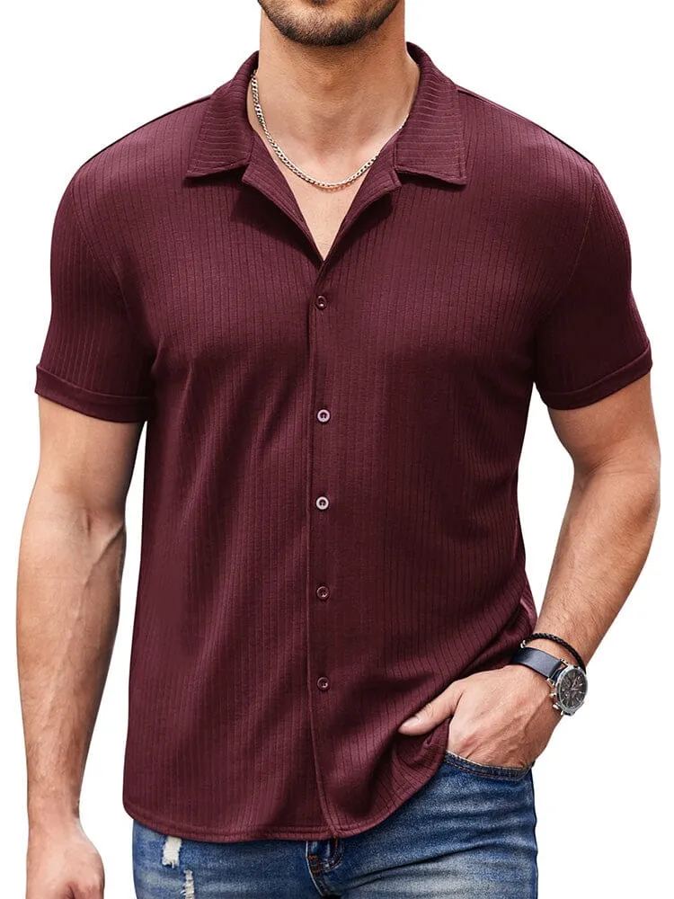 Casual Slim Fit Knit Shirts (US Only)