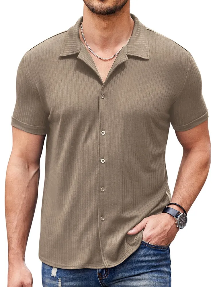 Casual Slim Fit Knit Shirts (US Only)