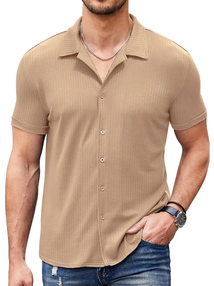 Casual Slim Fit Knit Shirts (US Only)