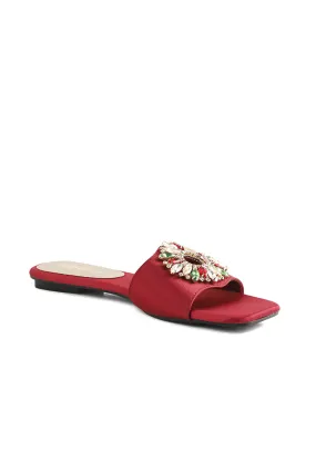 Casual Slip On I38546-Maroon