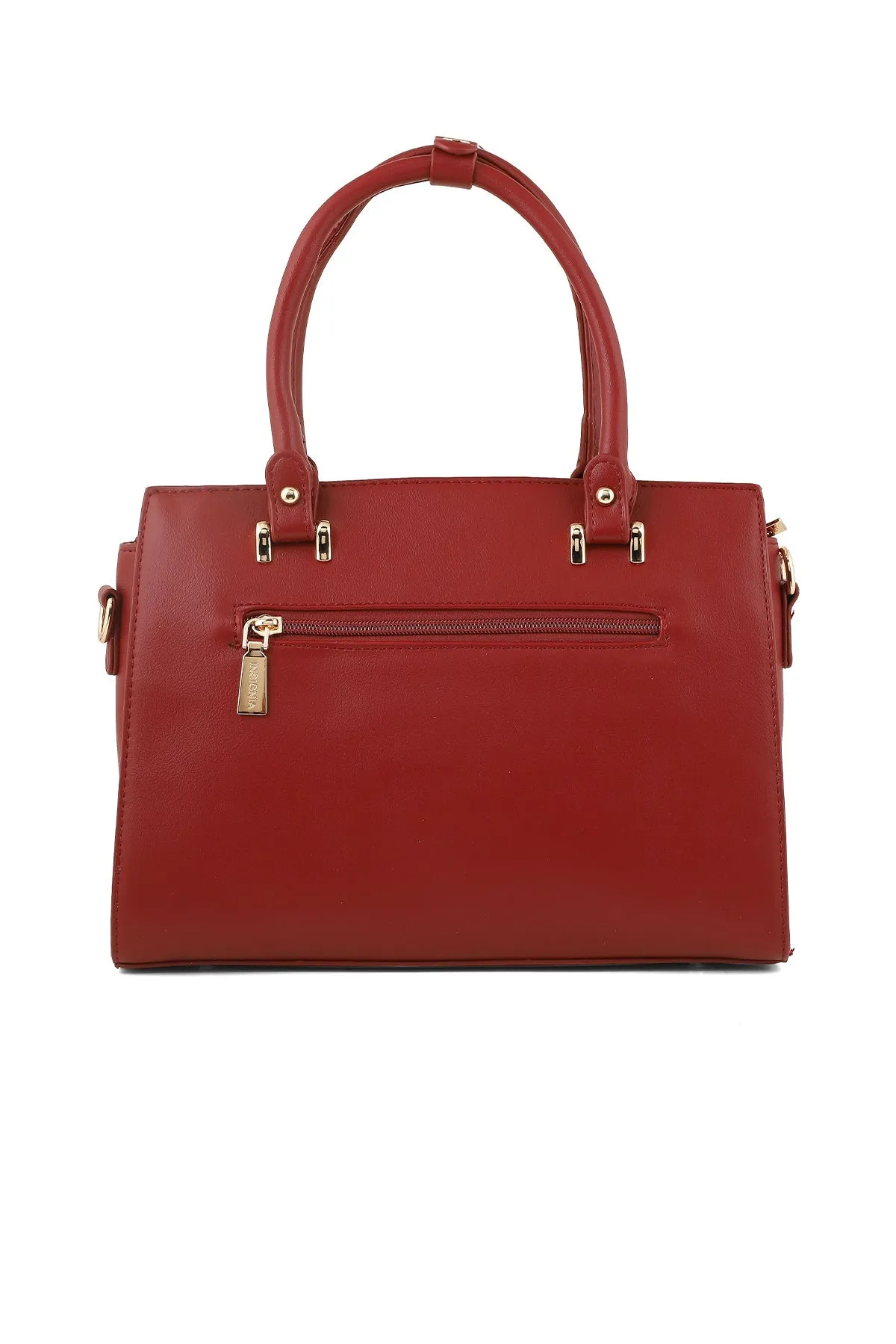 Casual Tote Hand Bags B14943-Maroon