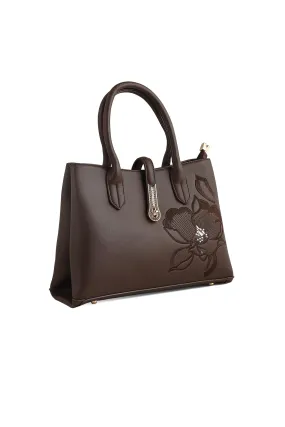 Casual Tote Hand Bags B14993-Coffee