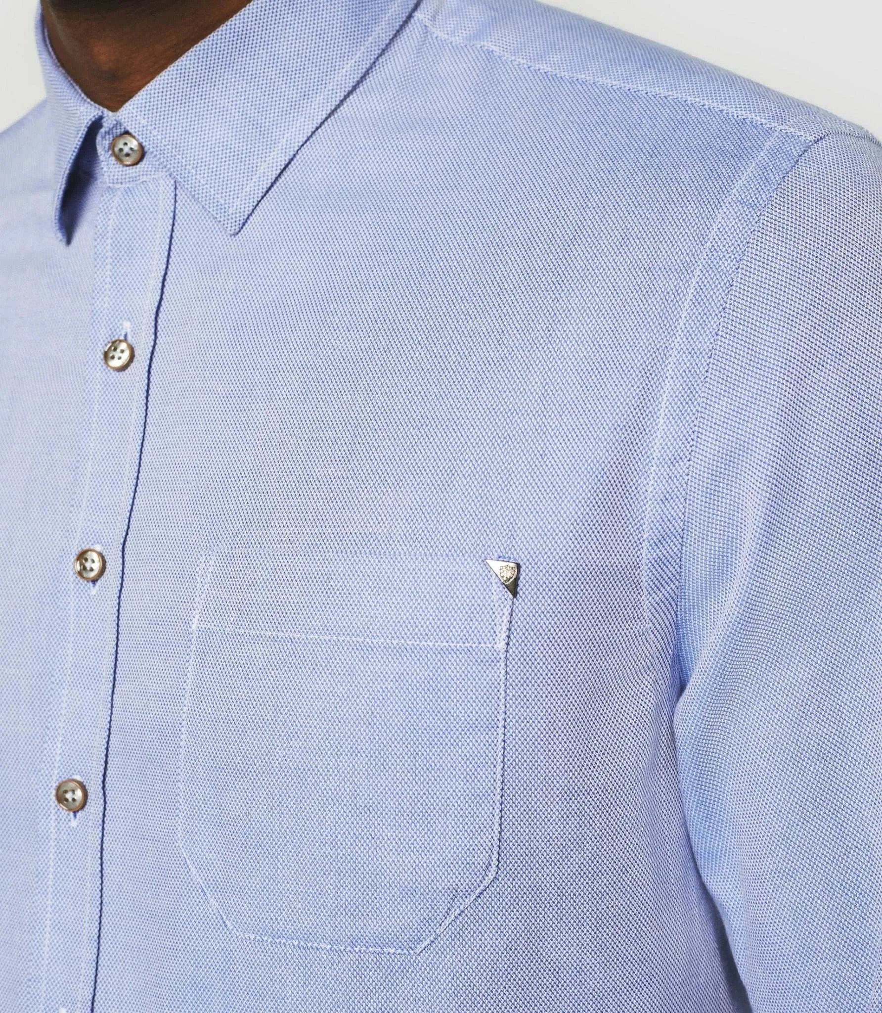 Chemise casual bleu ciel "Kento"