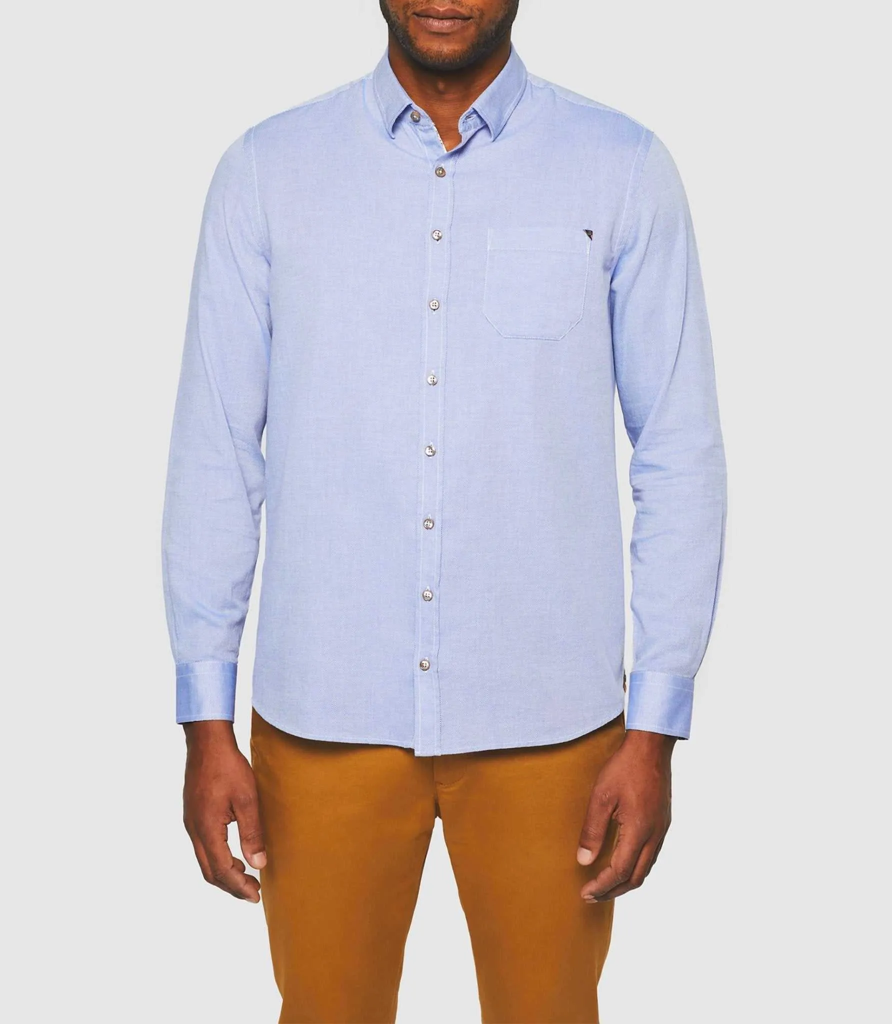 Chemise casual bleu ciel "Kento"