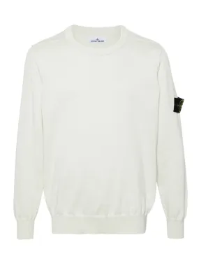 COMPASS-BADGE COTTON JUMPER