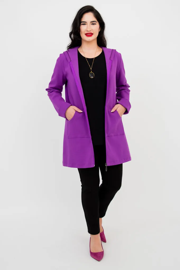 Cortes Jacket, Fuchsia, Cotton