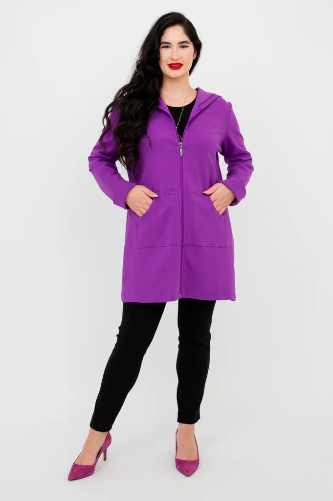 Cortes Jacket, Fuchsia, Cotton