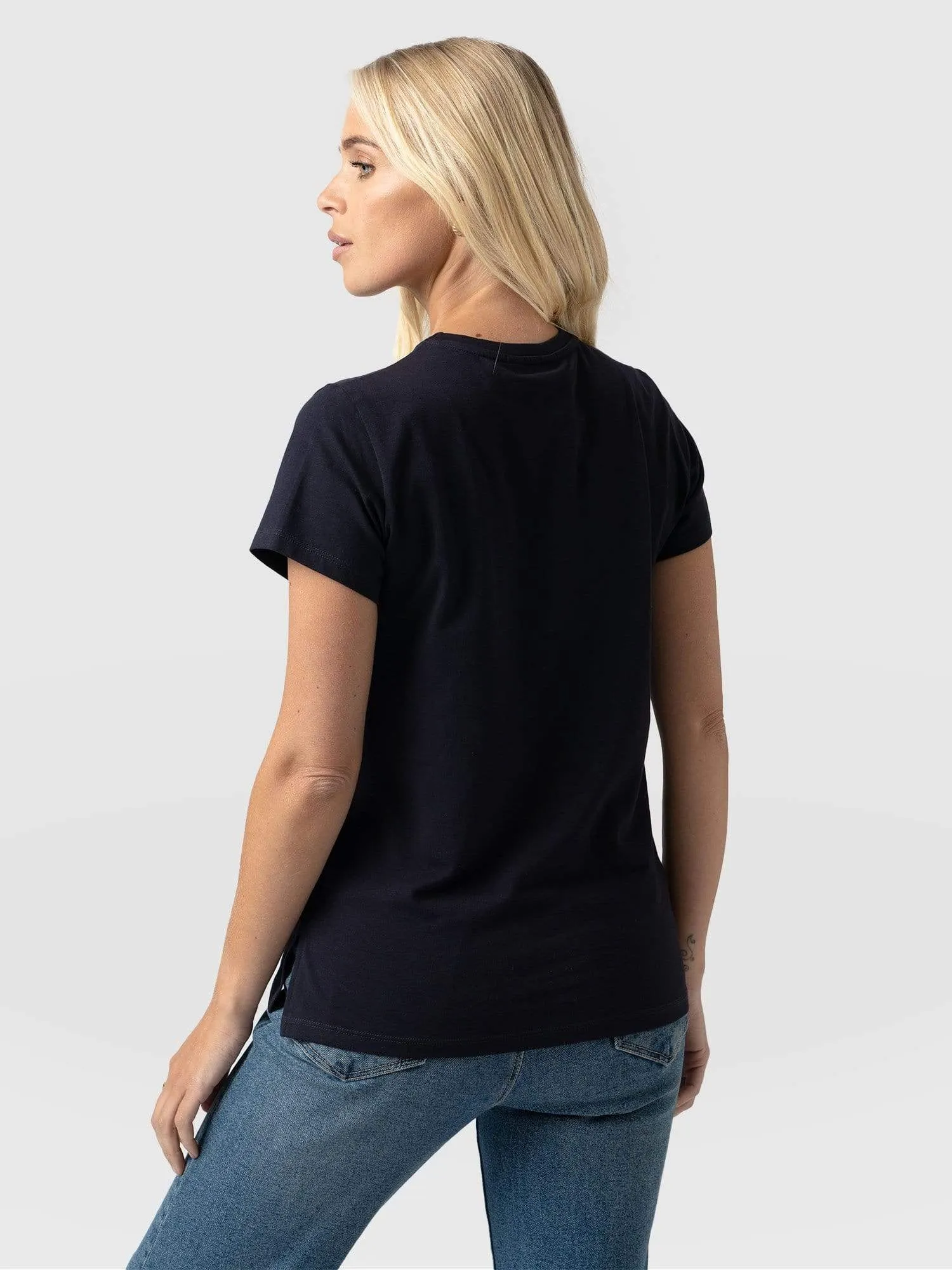 Easy Cotton Tee - Navy