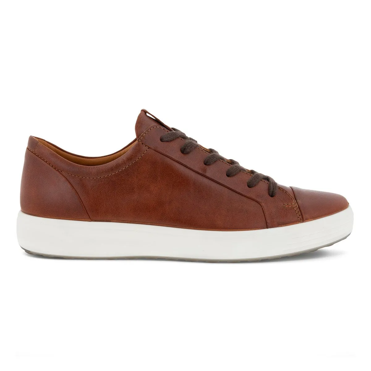 ECCO - Soft Casual Lace Up - Cognac