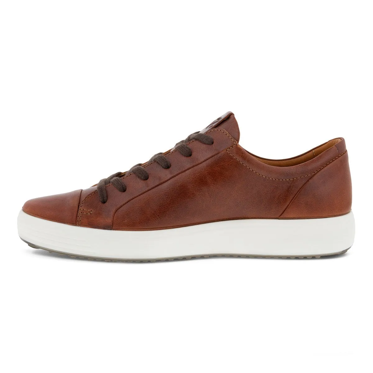 ECCO - Soft Casual Lace Up - Cognac