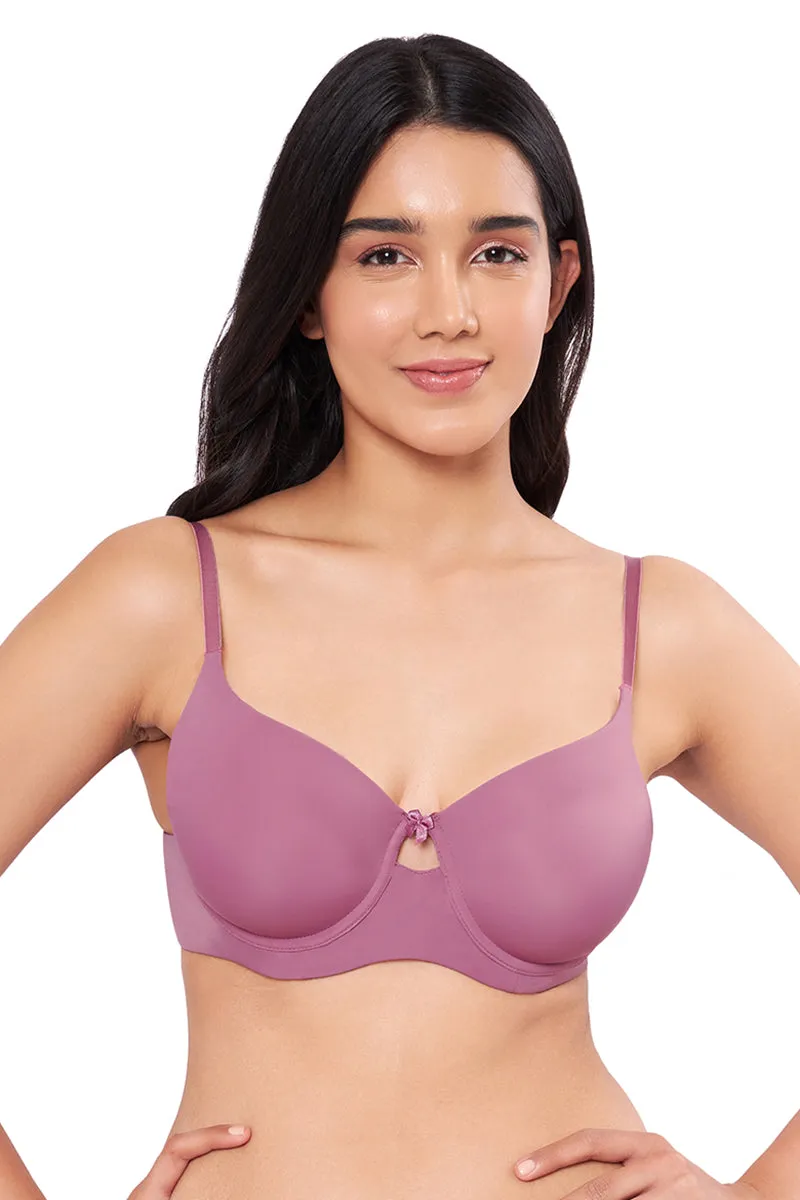 Elegant Dream Padded Wired T-shirt Bra - Mellow Mauve