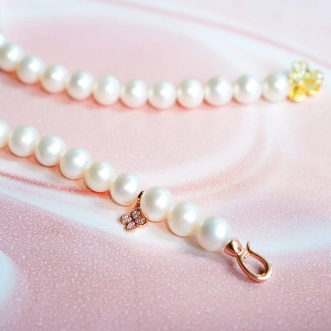 Elegant Freshwater Pearl Bracelet WB00031 | GARDENS