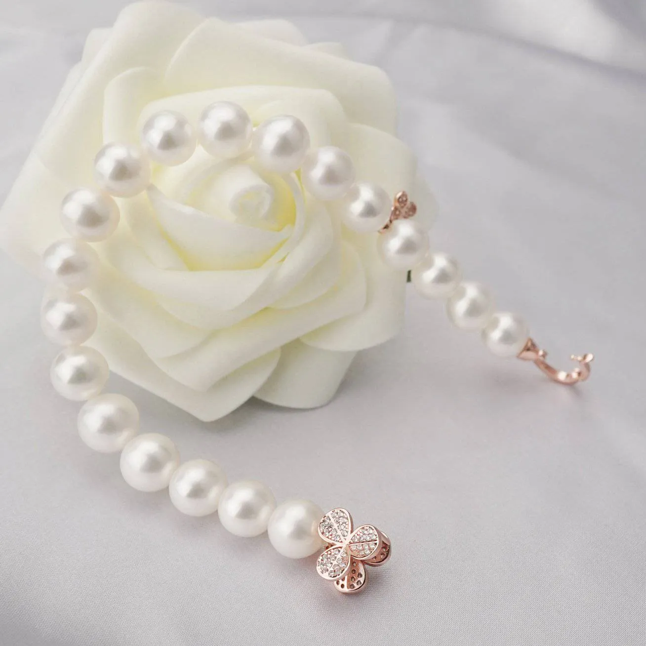 Elegant Freshwater Pearl Bracelet WB00031 | GARDENS