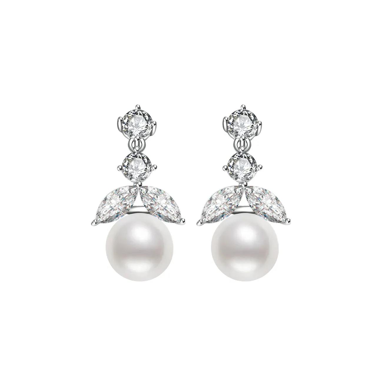 Elegant Freshwater Pearl Earrings WE00054