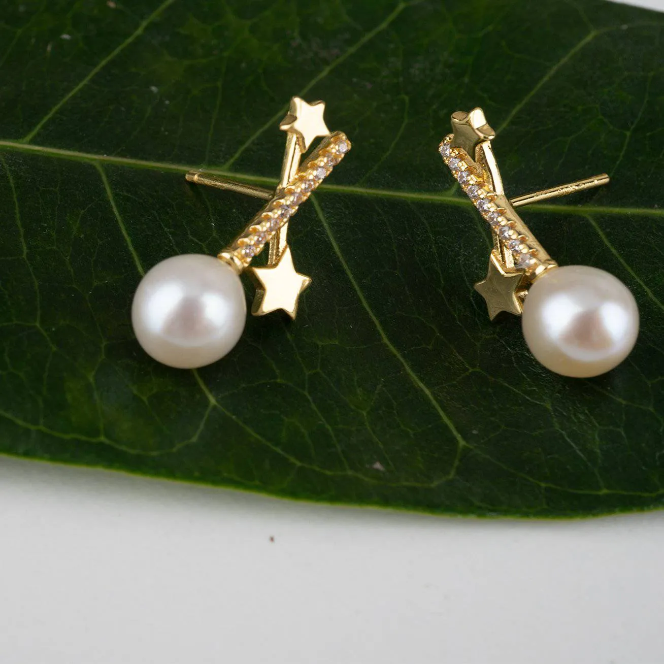 Elegant Freshwater Pearl Earrings WE00105